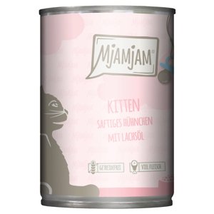 MjAMjAM Kitten 6 x 400 g  - kuřecí s lososovým olejem