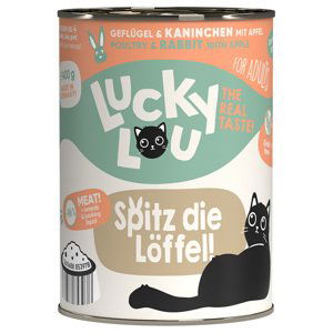 Lucky Lou Adult 6 x 400 g - drůbeží a králičí