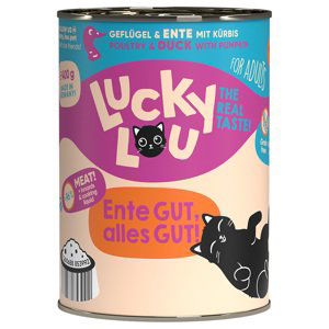 Lucky Lou Adult 6 x 400 g - drůbeží a kachní