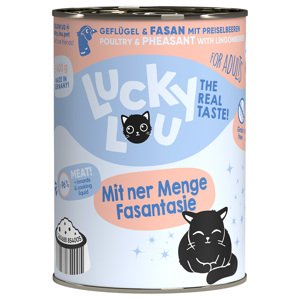 Lucky Lou Adult 6 x 400 g - drůbeží a bažant