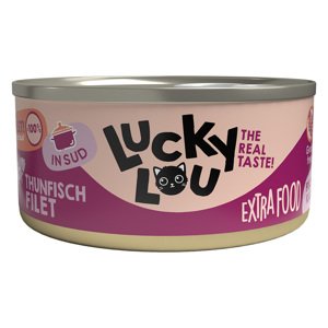 Lucky Lou Extrafood Filet ve vývaru 18 x 70 g - filé z tuňáka