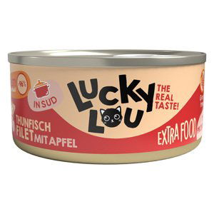 Lucky Lou Extrafood Filet ve vývaru 18 x 70 g - tuňák s jablky