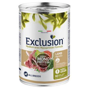 Exclusion Mediterraneo Adult  6 x 400 g - jehněčí