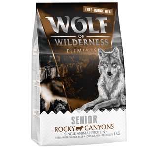 Wolf of Wilderness SENIOR "Rocky Canyons" Beef - 5 x 1 kg