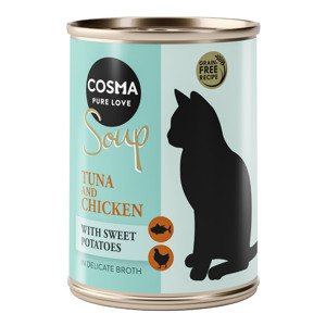 Cosma Soup 6 x 100 g - tuňák a kuřecí s batátami