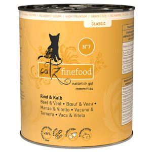 Výhodné balení catz finefood 24 x 800 g - hovězí a telecí