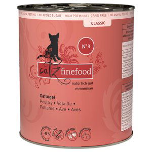 Výhodné balení catz finefood 24 x 800 g - drůbeží