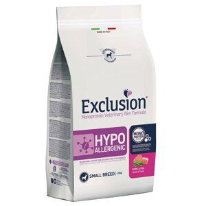 Exclusion Hypoallergenic Small Breed Pork & Pea - 7 kg