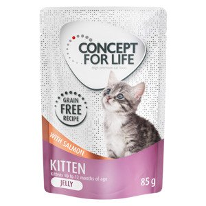 Concept for Life Kitten losos bez obilovin – v želé - 12 x 85 g