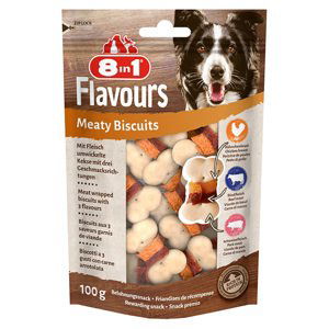 8in1 Flavours Meaty Biscuits Chicken - 3 x 100 g