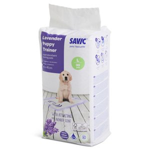 Savic Puppy Trainer Pads s levandulovou vůní - Large: D 60 x Š 45 cm, 30 kusů