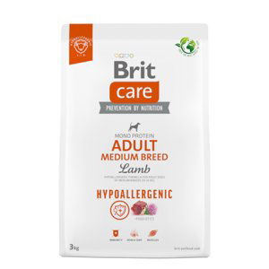 Brit Care Hypoallergenic Adult Medium Breed Lamb & Rice - 3 kg