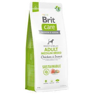 Brit Care Sustainable Adult Medium Breed Chicken & Insect - 12 kg