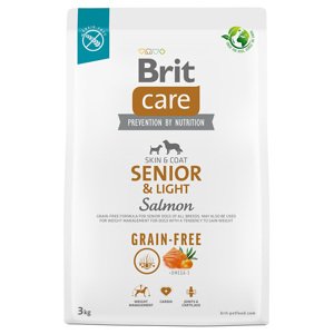 Brit Care Grain Free Senior & Light Salmon & Potato - 2 x 3 kg