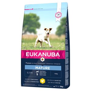 Eukanubu granule, 3 kg - 10 % sleva - Mature Dog Small Breed s kuřecím