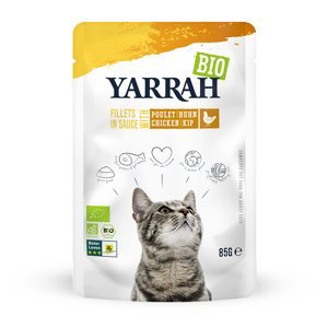 Yarrah Bio filety v omáčce, 14 x 85 g, 20 % sleva - s bio kuřecím