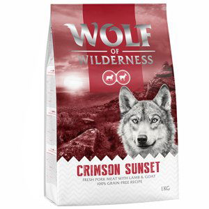 Wolf of Wilderness, 2 x 1 kg - 20 % sleva - Adult "Crimson Sunset" - jehněčí a kozí