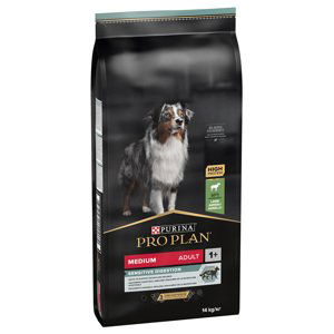 Pro Plan, 10 + 2 / 12 + 2 kg zdarma - Medium Adult Lamb & Rice Sensitive Digestion (12 + 2 kg)