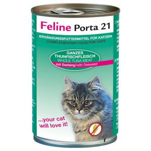 Feline Porta 21 12 x 400 g - tuňák s mořskými řasami