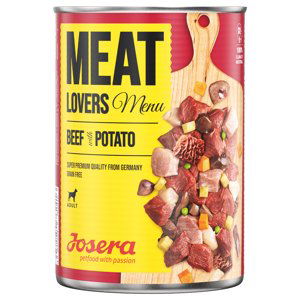 Josera Meatlovers Menu, 6 x 800 g, 5 + 1 zdarma!  - hovězí s bramborami 6 x 800g