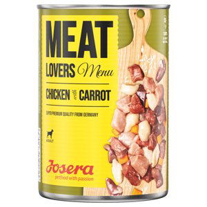 Josera Meatlovers Menu, 6 x 800 g, 5 + 1 zdarma!  - kuřecí s mrkví 6 x 800g