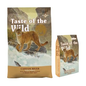 Taste of the Wild granule, 6,6 kg + 2 kg zdarma! - Canyon River Feline