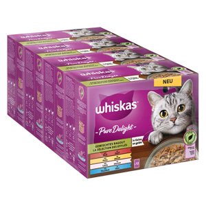 Whiskas Pure Delight Multipack kapsičky 96 x 85 g - míchané ragú v želé