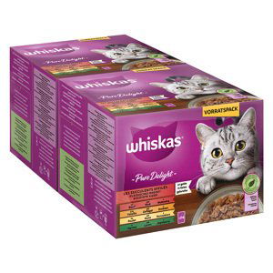 Whiskas Pure Delight Multipack kapsičky 96 x 85 g - klasické ragú v želé