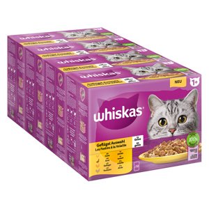 Whiskas kapsičky 144 x 85 / 100 g  - drůbeží výběr v želé (144 x 85 g)