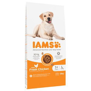 IAMS  granule, 12 kg - 10 + 2 kg zdarma - Adult Large Chicken