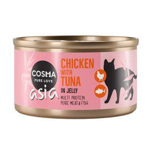 Cosma Thai/Asia v želé 6 x 85 g - Kuře s tuňákem v želé