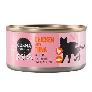 Cosma Thai/Asia v želé 6 x 170 g - Kuře s tuňákem v želé