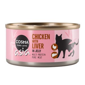 Cosma Thai/Asia v želé 6 x 170 g - Kuře s kuřecími játry v želé