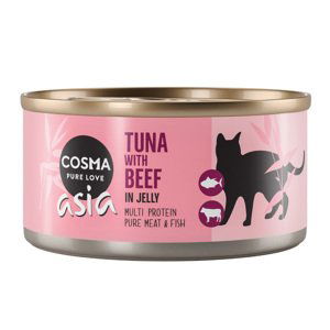 Cosma Thai/Asia v želé 6 x 170 g - Tuňák s hovězím