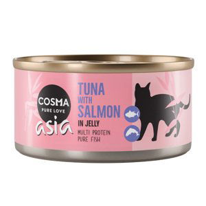 Cosma Thai/Asia v želé 6 x 170 g - Tuňák s lososem