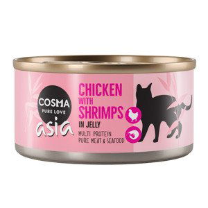 Cosma Thai/Asia v želé 24 x 170 g - Kuře s krevetami v želé