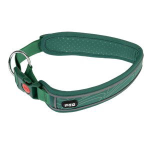 TIAKI Soft & Safe obojek, zelený - velikost XS: obvod krku 25 - 35 cm, Š 40 mm