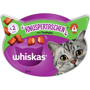 Whiskas Křupavé taštičky  - Krůtí (6 x 60 g)