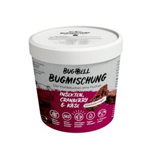 BugBell BugMischung Adult s hmyzem, brusinkami a sýrem - 4 x 100 g