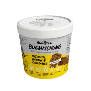 BugBell BugMischung Adult s hmyzem, banánem a chia semínky - 100 g