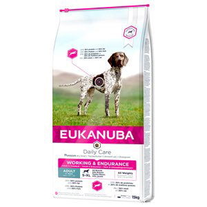 Eukanuba granule pro psy - 10 % sleva - Daily Care Working & Endurance Adult Dog - (15 kg)