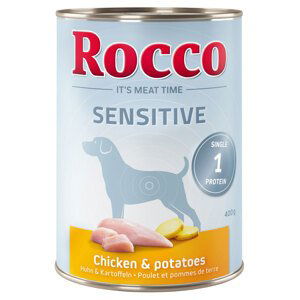 Rocco Sensitive 24 x 400 g - kuře & brambory