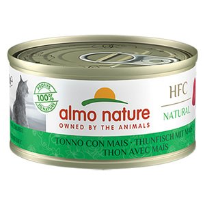 Almo Nature HFC Natural 6 x 70 g - tuňák a kukuřice