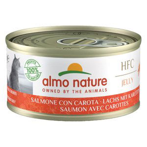 Almo Nature HFC Natural 6 x 70 g - HFC losos s mrkví v želé