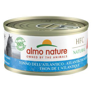 Almo Nature HFC Natural 24 x 70 g výhodné balení - atlantický tuňák