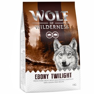 Wolf of Wilderness "Ebony Twilight" divočák a buvol - bez obilovin - 5 x 1 kg