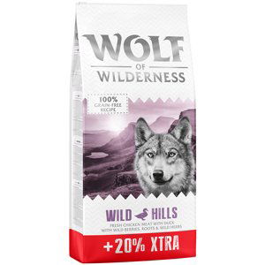 Wolf of Wilderness - 14,4 kg - 12 + 2,4 kg zdarma - Wild Hills - kachna