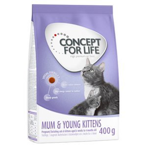 Concept for Life granule, 400 g - 35 % sleva!  - Mum & Young Kittens