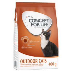 Concept for Life granule, 400 g - 35 % sleva!  - Outdoor Cats – vylepšená receptura
