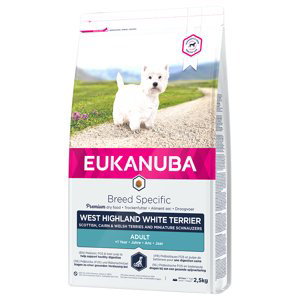 Eukanuba granule - 10 % sleva - Westhighland Terrier (2,5 kg)